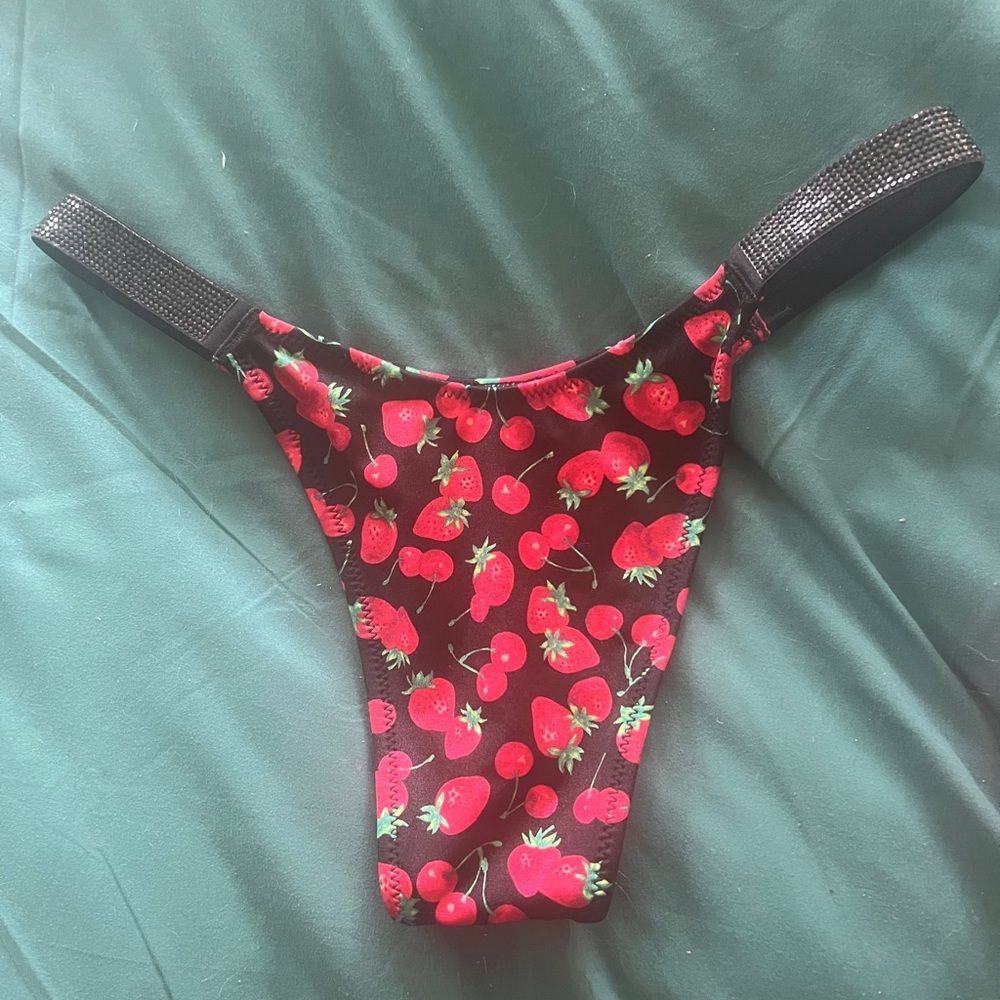 Victoria's Secret Shine Strap Brazilian Bikini Bottom